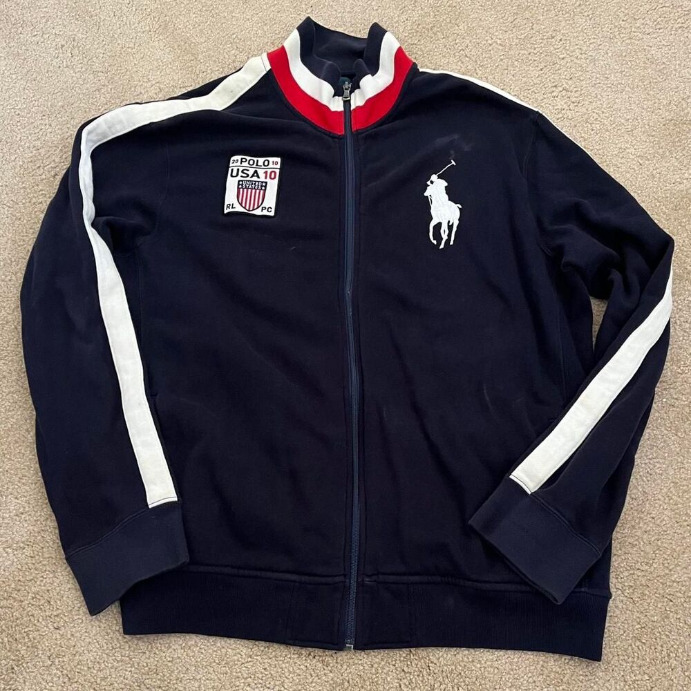 Polo-ralph-lauren Men's Navy and Blue Jacket